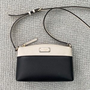 Kate Spade NY Grove Street Millie crossbody bag in black and white